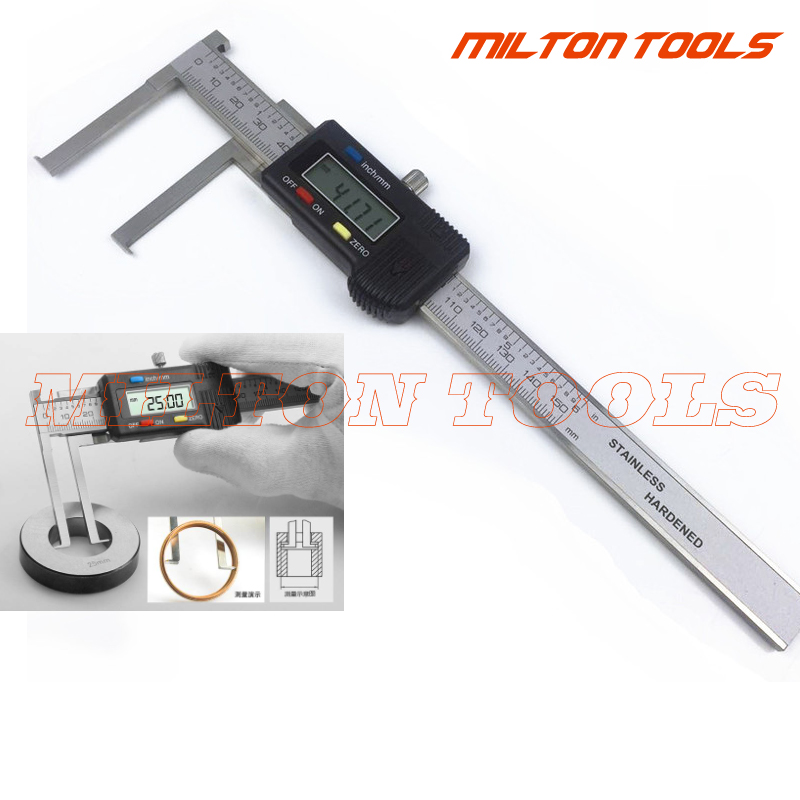 Digital Caliper 150Mm Stainless Steel - Digitale binnenmeetschaal met mesrand, 10-150 mm,