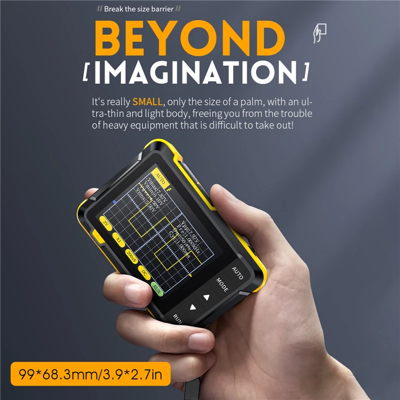 Upgrade Handheld Oscilloscoop  - Fnirsi Digital Oscilloscope Handheld recensie en prijs