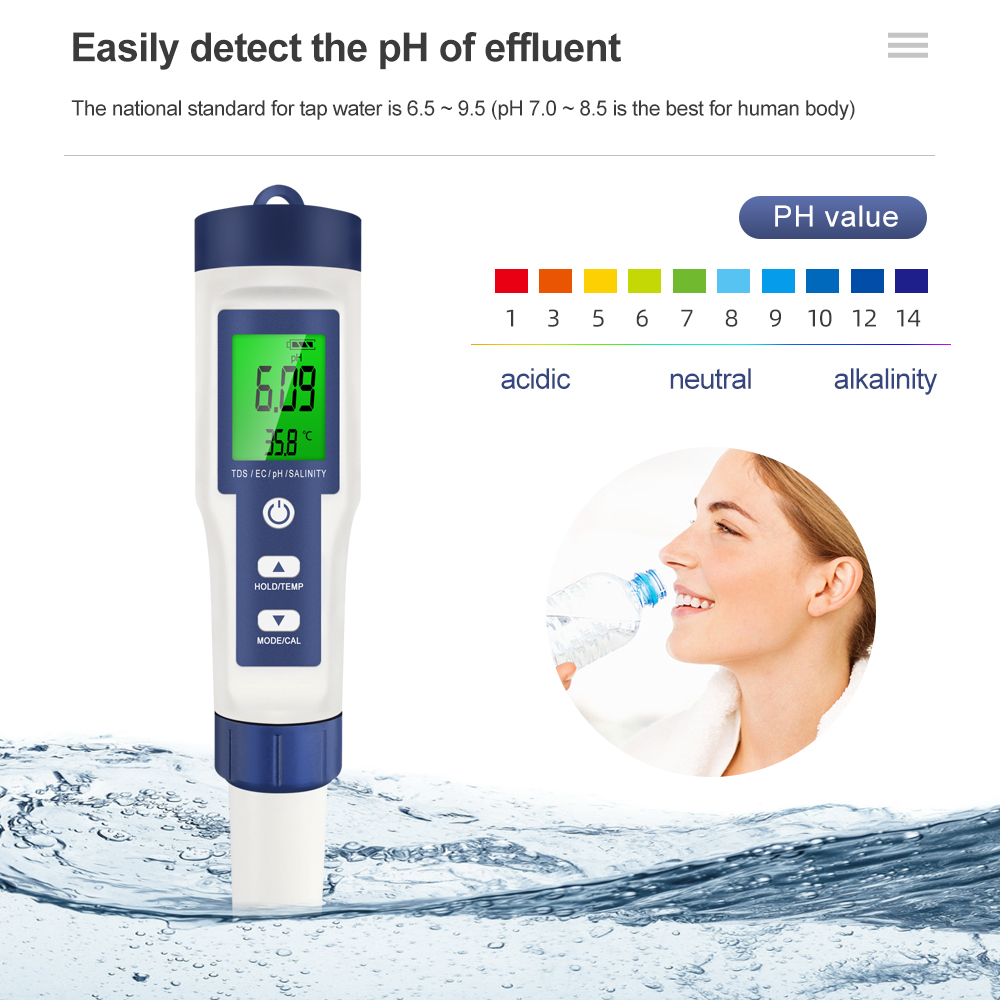 Professionele Waterkwaliteit T - Ph Meter Digital Water Tester recensie en prijs