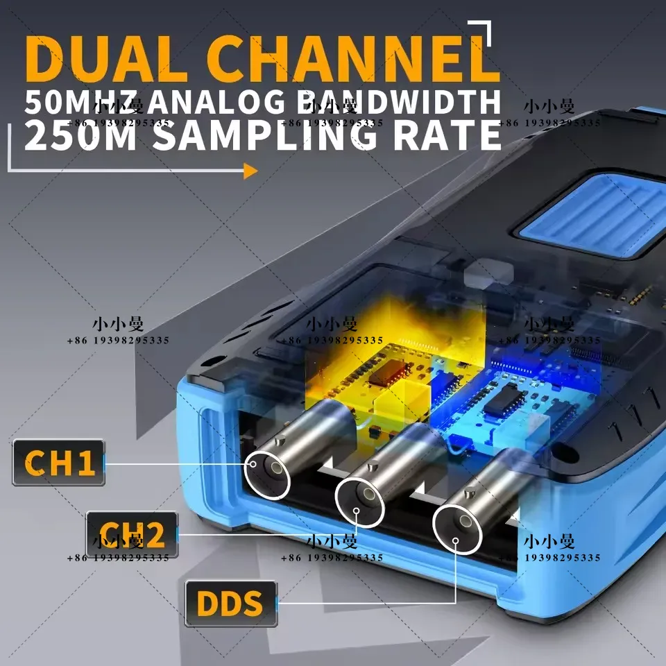 FNIRSI 2C23T10MHz, 2C53T 50MHz - Fnirsi Digital Oscilloscope Handheld recensie en prijs