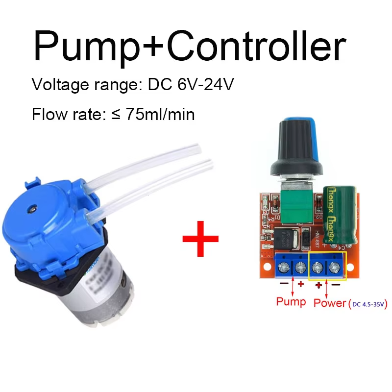 Kleine, instelbare peristaltis - Mini Peristaltic Pump 12V recensie en prijs